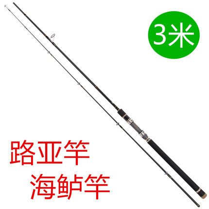 Fishing tail single sample lure rod 2 7 two sections 3 meters M straight handle sea bass rod fishing rod fishing long throw rod throwing rod
