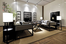 Modern Chinese solid wood tea table New Chinese meditation with long tea table Tea Room Furniture Living-room Tea Table Tea Table Tea Table