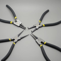 Clareed pliers multi-functional snap ring pliers inner and outer bracing inner straight outer bend inner bending Circlip pliers