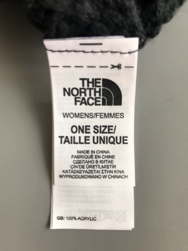 Haitao Spot The North Face North Face Đàn ông và Phụ nữ Đan mùa đông Thoải mái Khăn ấm Bib