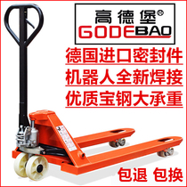 Goldberg 2 tons 3 tons 5 tons manual forklift manual hydraulic truck hydraulic forklift ground cow driver trailer