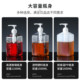 Fructose syrup squeeze bottle milk tea shop glass press bottle quantitative jam dispensing pressure nozzle pump head food grade ການຄ້າ