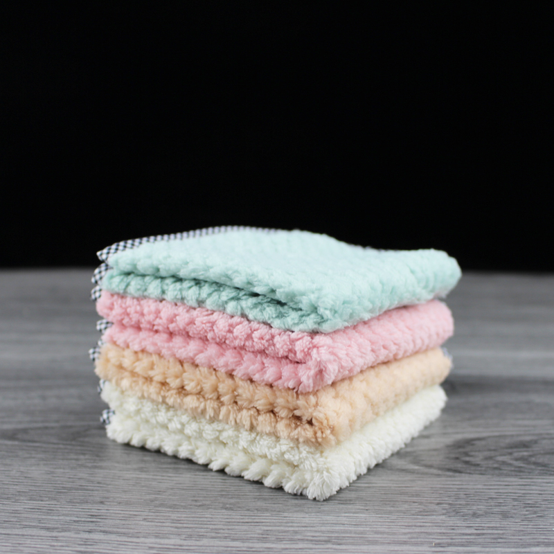 Microfiber cleaning cloth Fiber rag Bar absorbent rag Towel Coffee machine milk foam cleaning cloth Dishwashing cloth