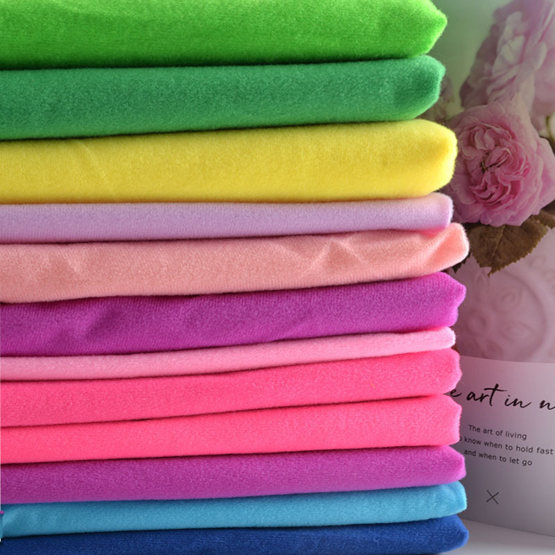 Velvet Fabric for Doll Skin, Anime Figures, DIY Toys, Plush Toys, Magic Tape Pocket Packaging Fabric