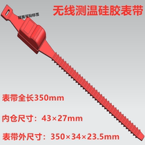 Intelligent manipulation device wireless thermometric silica gel high temperature resistant strap female row switch cabinet sensor silicone strap