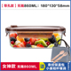 hộp cơm văn phòng cắm điện Mới hai lớp tách kính ăn trưa hộp vi sóng hộp ăn trưa ngăn hộp ăn trưa hộp lưu trữ chịu nhiệt hộp kín - Hộp cơm điện sưởi ấm hộp cơm cắm điện inox 3 tầng meiyun
