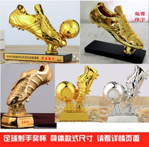 World Cup custom Golden Boot award Resin trophy Gilded footballer shooter bonus shoe match trophy for fans