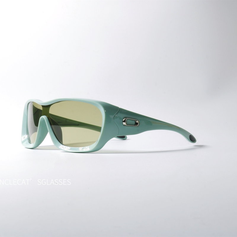 Avocado Green Large Frame Windproof Goggles Uv400 Anti-Ultraviolet Radiation Sun Protection Sunglasses