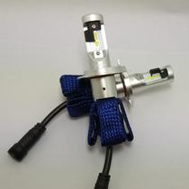 Philips Motorcycle electric scooter LED far and near light bulb HS1 12636 H4 6000K three-claw white light