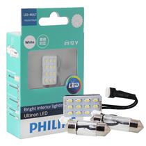 Philips LED T2W 31MM 36mm T10 BA9S 12957 white double pointed tail box Car lamp