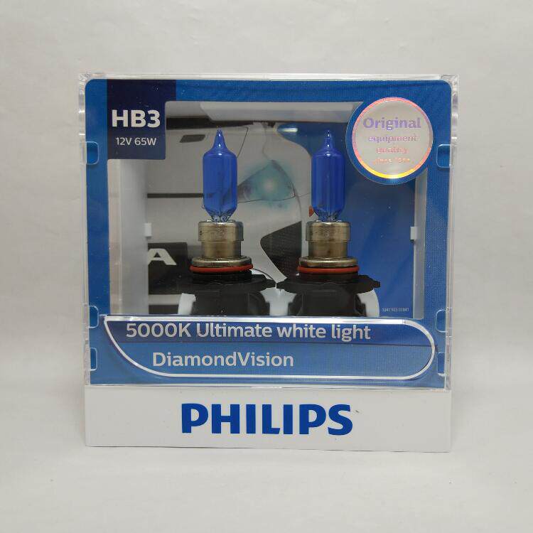 Philips blue-drilled light white light bulb H1 H1 H3 H3 H7 HB3 HB3 HB4 H8 H11 5000K 5000K 5000K