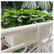 Balcony railing terrace wall hanging rack rectangular flower pot rack ດອກໄມ້ພິເສດ rack ທາດເຫຼັກງ່າຍດາຍດອກ Hollen rack ອ່າງ