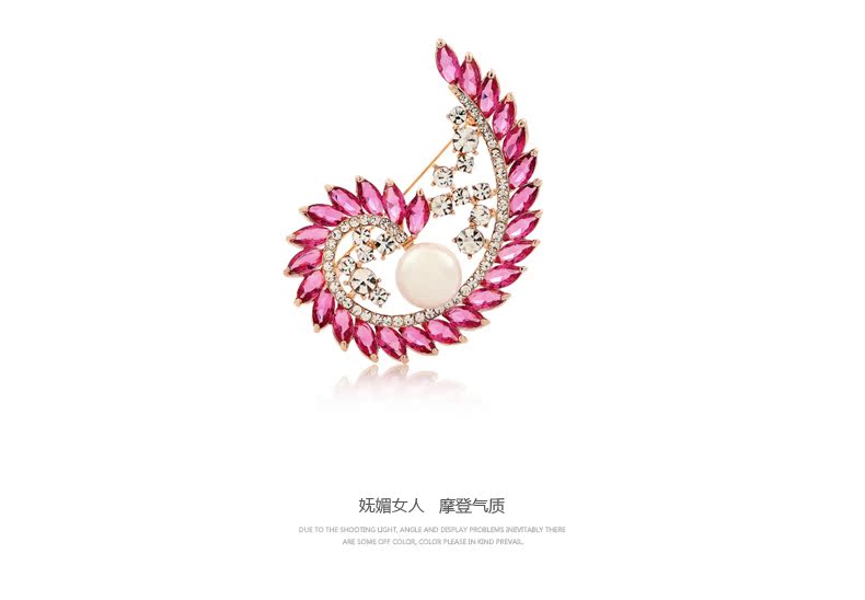 Broche femme en Zircon diamant - Ref 1177586 Image 14