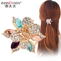 Mrs Zhang hair jewelry Korean head flower grab clip Small hair grab Rhinestone hair clip Hair clip bangs clip headdress