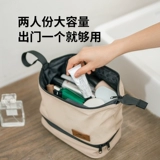 Портативный комплект с разделителями для путешествий, сумка-органайзер, вместительная и большая водонепроницаемая сумка, косметичка