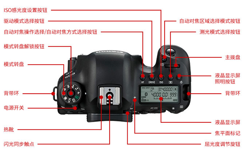 Máy ảnh DSLR full-frame Canon Canon EOS 6D Mark II (24-70mm) 6D2 - SLR kỹ thuật số chuyên nghiệp máy ảnh pentax