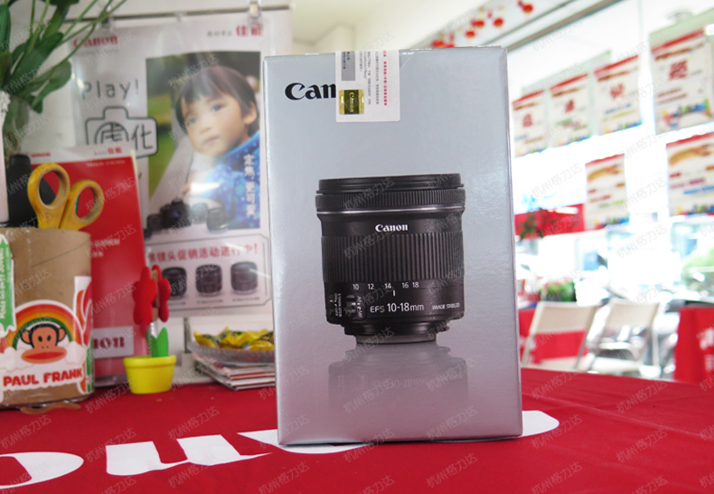 Ống kính zoom góc rộng Canon DSLR EF-S 10-18mm f / 4.5-5.6 IS STM chính hãng 10-18