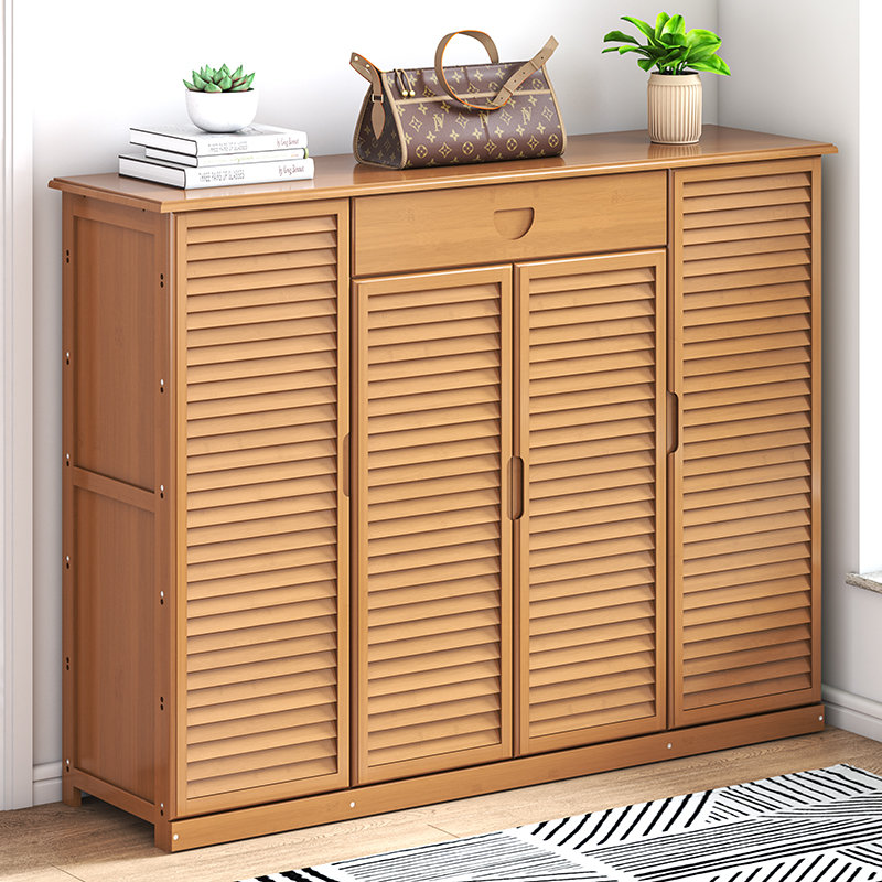 Shoe cabinet at the door of the home storage dust-proof simple shoe rack multi-storey economical solid wood dormitory saving space shelf