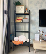  Simple floor-type living room storage rack Household kitchen storage rack Cosmetics finishing rack Bathroom supplies rack Flower rack