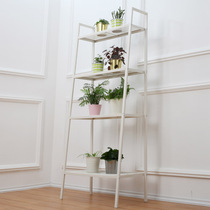 Balcony flower rack Kitchen seasoning rack Storage rack Bedroom cosmetics finishing rack Bookshelf Bathroom supplies storage rack