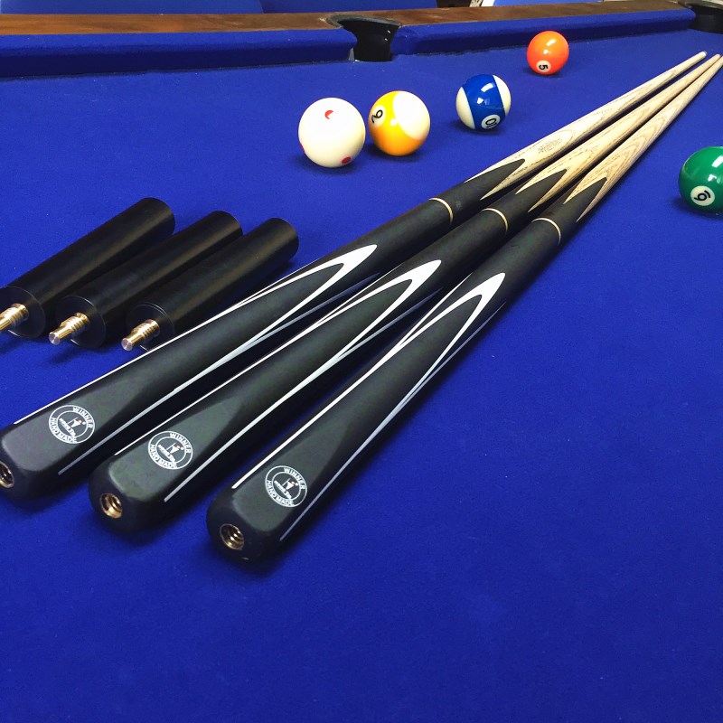 Hongjie Taiwanese club small head ash wood split snooker 11 5 Chinese American black eight nine ball box bucket set
