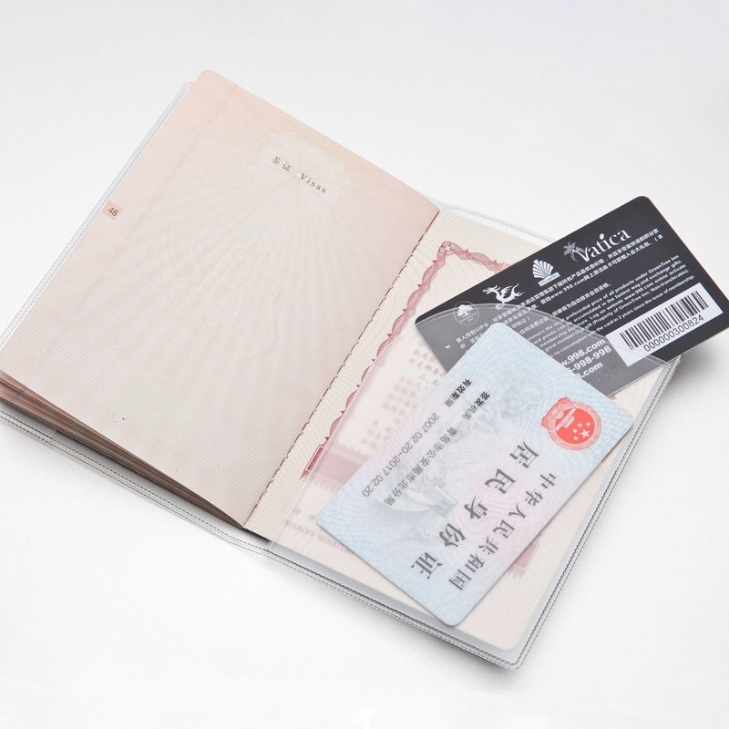 Passport cover Travel passport holder Passport bag Frosted transparent passport cover Passport cover Passport holder Passport holder