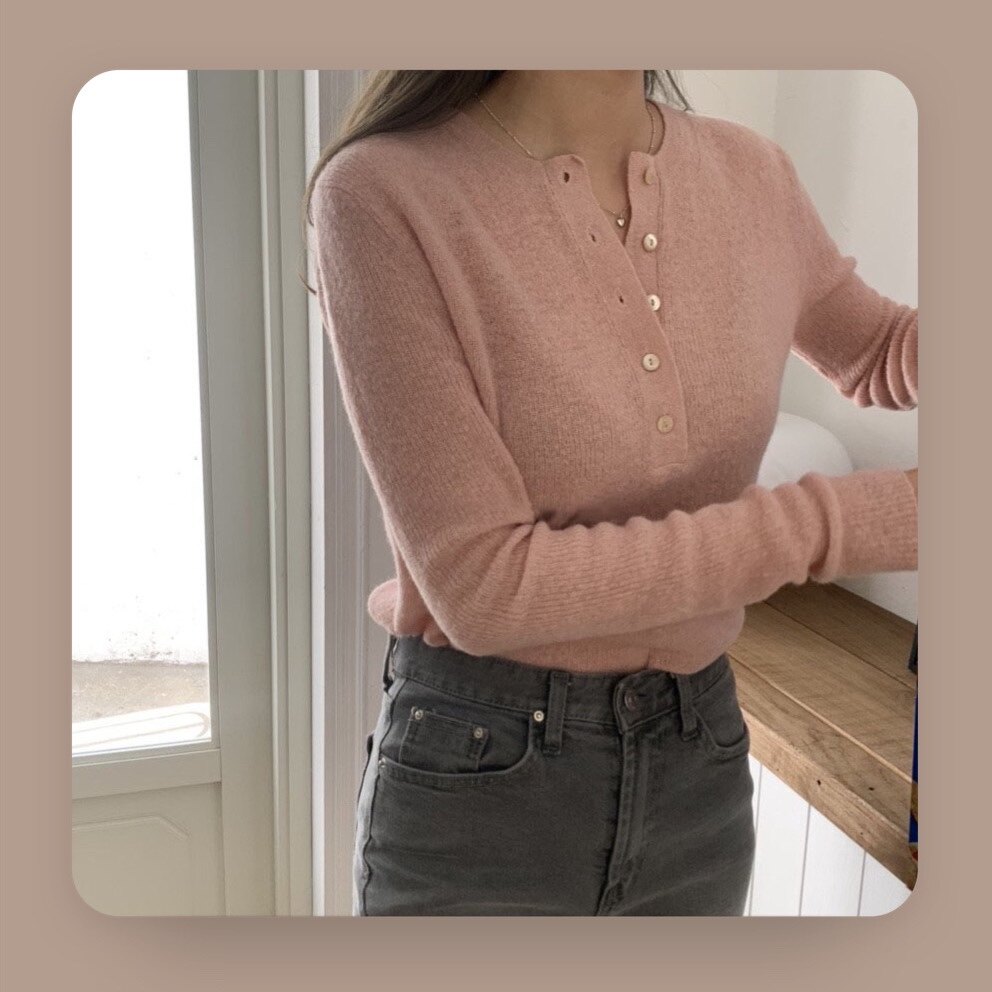 Spot Korea HE * HR with high and high wool cashmere spring knitwear base shirt