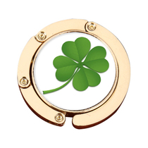 Gold Plated Without Mark Hook Powerful folding hanging bag Divine Instrumental Portable Foldable customizable gift giving souvenir