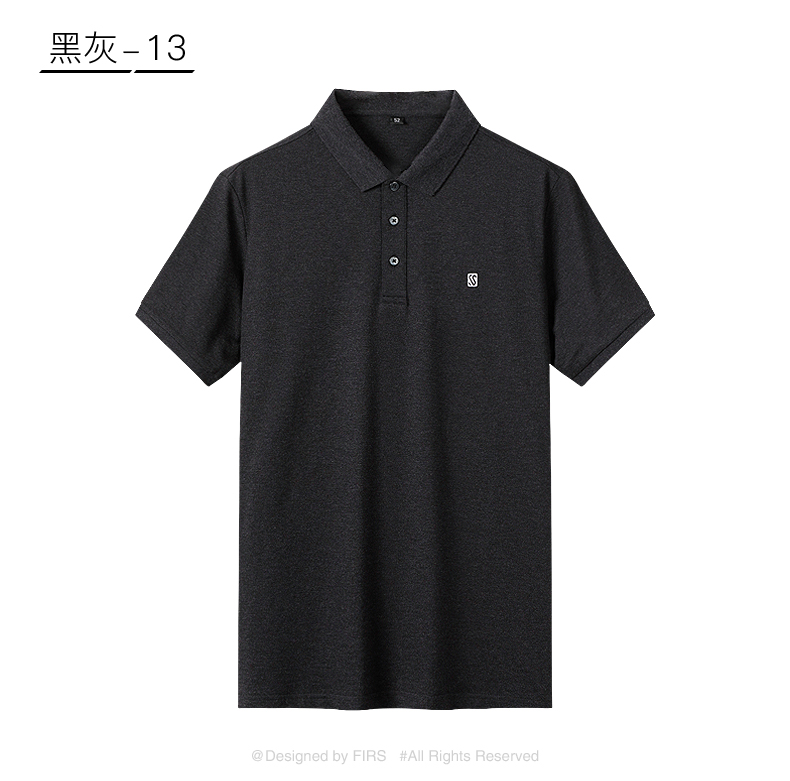 杉杉 男士100%精梳棉 修身商务休闲Polo衫 图3