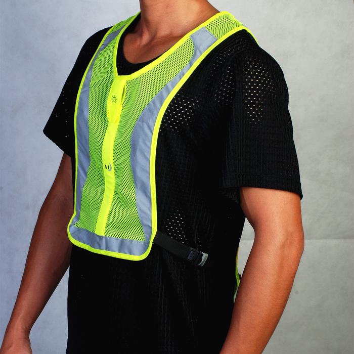 Nai Ai NiteIze ngoài trời LED thể thao vest phát sáng Vest an toàn cảnh báo đêm cưỡi ngựa áo khoác adidas