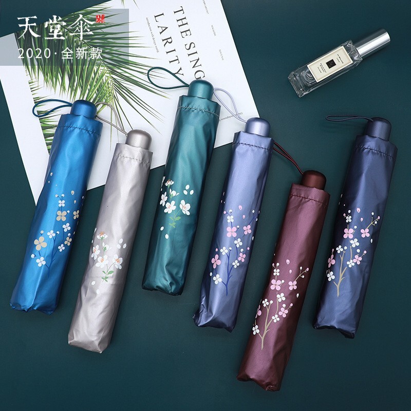 Paradise Umbrella 307E Snow Moon Wind Flower 70% off Ultra-Light and Ultra-Fine Pencil Umbrella with Black Coating for Sun Protection and Uv Protection for Women Paradise Umbrella 307E Snow Moon Wind Flower 70% off Ultra-Light and Ultra-Fine Pencil Umbrella with Black Coating for Sun Protection and Uv Protection for Women