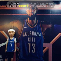 Đội bóng Nike NBA Thunder Paul George Wei Shao SW phiên bản người hâm mộ của áo đấu nam 864497-409-403 - Thể thao sau áo đá banh