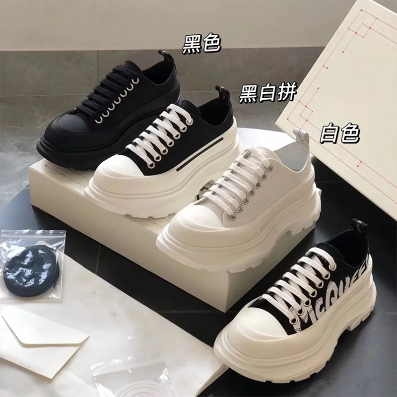 【99.99% Original Tooling Development】【Supports Third-Party Testing】Putian Correct One-On-One Service! Mcqueen Canvas Shoes 【99.99% Original Tooling Development】【Supports Third-Party Testing】Putian Correct One-On-One Service! Mcqueen Canvas Shoes
