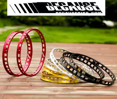 BECAUSE CLIMBING BIKE SINGLE-LAYER RIM NEON ECHO ZHI TRY ALL VIZ BU RUISI SAW