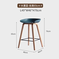 Чернила синяя поверхность бревенчатых ног карлика-65 см