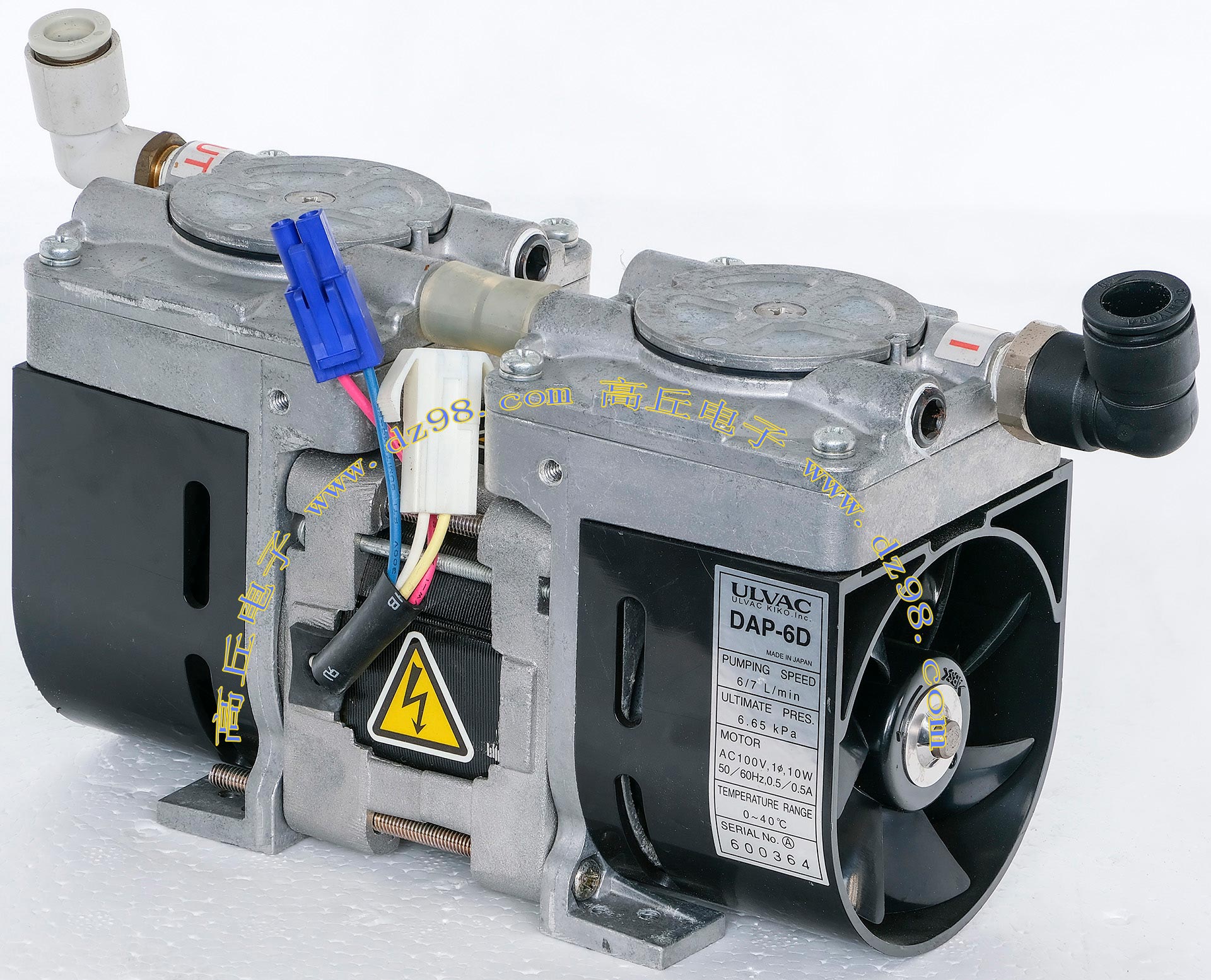 ULVAC DAP-6D 100V 10W Double head air pump AC air pump Small air pump import dismantling machine-Taobao
