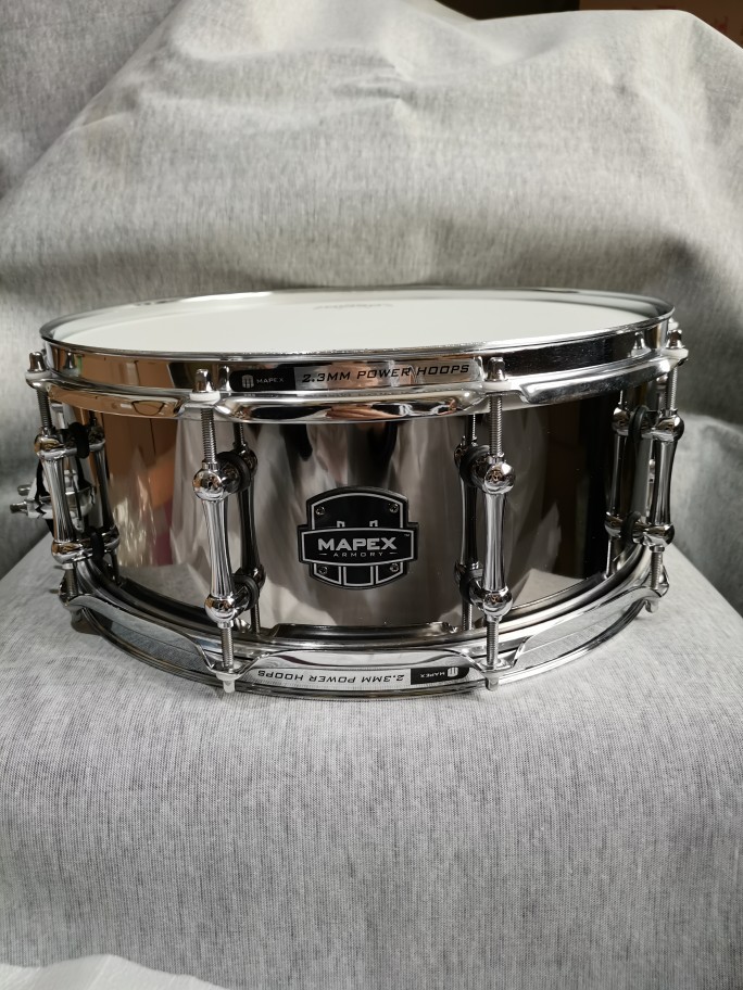 Beauty Piers MAPEX Small Army Drummer ARMORY Arms Library Tomahawk 14 * 5 5 Steel cavity Army drums