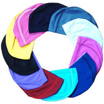 Swimming equipment High elastic fashion swimming cap multi-color cloth swimming cap for adults and children