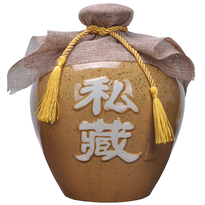 Jingdezhen ceramic bottle bottle is empty wine bottle 5 jins of gift hip household gift liquor sealed bottles