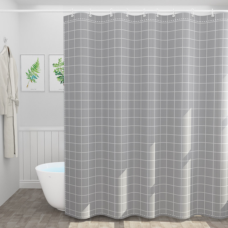 Bathroom bath blinds Thickened Pendant Magnetic suction Curtain Waterproof Shading Bath Cloth Shower Shower Shower Shower Shower Curtain