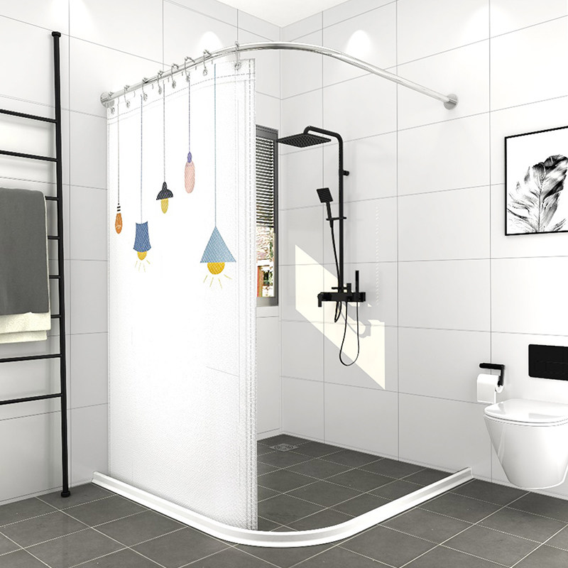 Makeup Room Breakwater Bar Removable Floor Bathroom Door Waterproof Strip Bathrooms Water floor Bar baffles dry and wet separation