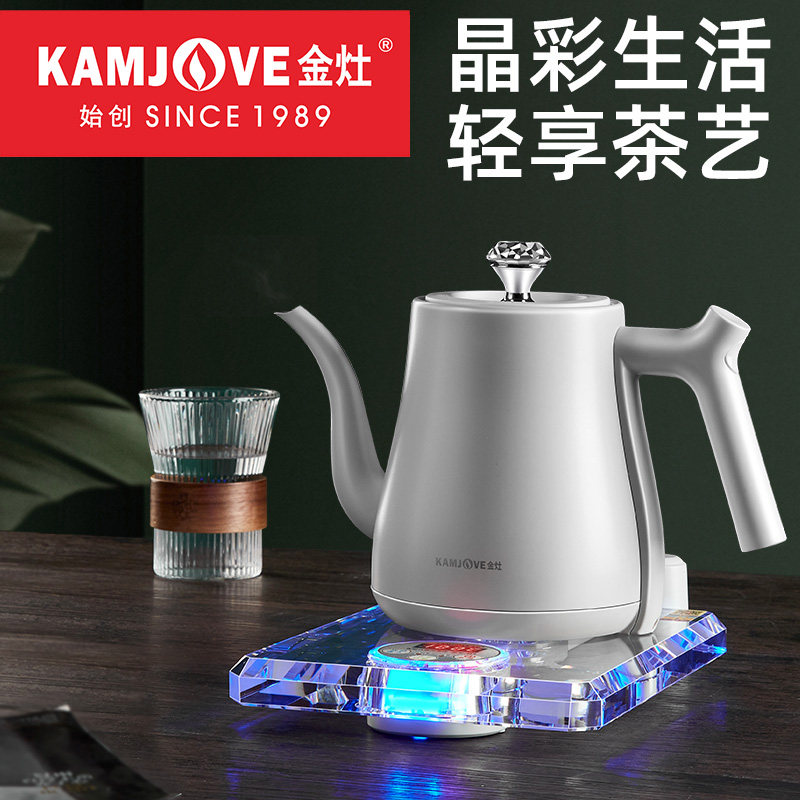 Gold stove B1 crystal glass electric kettle heat keeps one body thermostat hot kettle household water