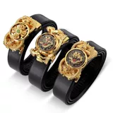 Высококлассный ремень, пряжка для отдыха, штаны, крокодиловый принт