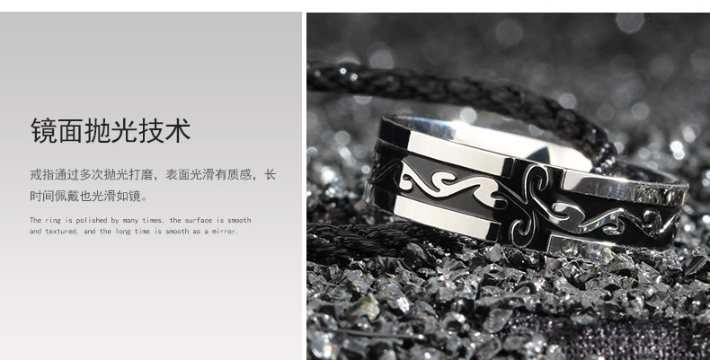 Bague homme en Acier au titane - Ref 3086997 Image 17