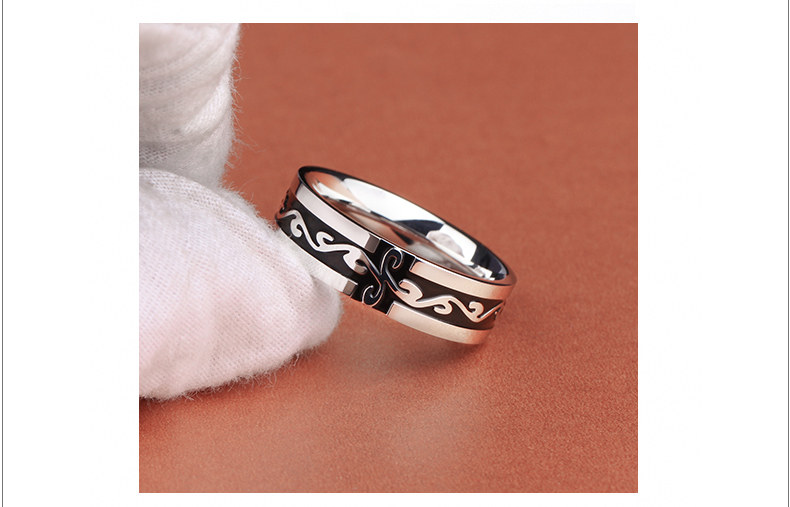 Bague homme en Acier au titane - Ref 3086997 Image 30