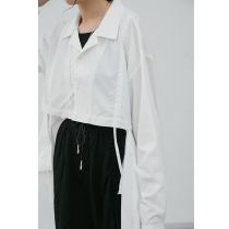 EKCOOKIES original designer Liu Zhangtong with detachable minimalist design sense modal silhouette shirt