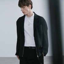 EKCOOKIES original designer Xia Zhiguang with the same gender-free webbing zipper suit silhouette suit