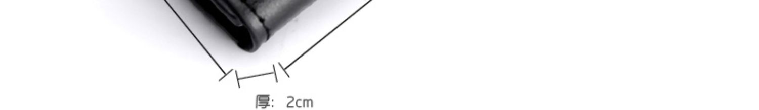 Túi da nam khóa công suất lớn đa chức năng treo thắt lưng Túi da nữ đơn giản thực tế gói chìa khóa thẻ gói - Trường hợp chính ví móc chìa khóa