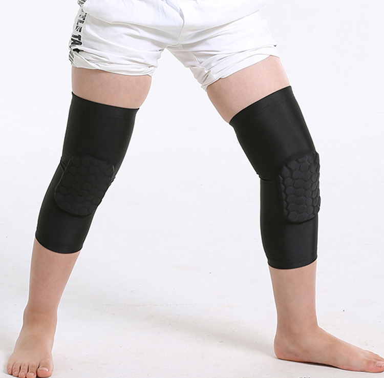 Mùa hè trẻ em nam và nữ trẻ em trẻ em bóng rổ màu vàng thiết bị bảo vệ chống vỡ xà cạp chống tổ ong bảo vệ đầu gối bóng đá thể thao - Dụng cụ thể thao băng keo đầu gối