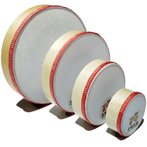 Happy Bean Orff musical instrument 10-inch tambourine Xinjiang dance tambourine suitable for adults polyester drum skin hand drum